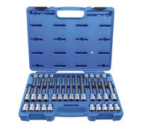 BGS Set di inserti bit azionamento quadro interno 12,5mm (1/2") profilo TPS (per Torx Plus) con foro TPS20 - TPS70, 32pz. Quantità:1