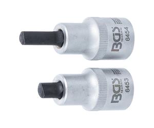 BGS Set di inserti distanziatori per il bloccaggio dei puntoni a molla, azionamento quadro interno, 12,5mm 5x7mm + 5,5x8,2mm, 2pz. Quantità:1