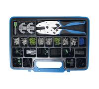 BGS Set di pinze di serraggio con connettori impermeabili, 220pz. Quantità:1
