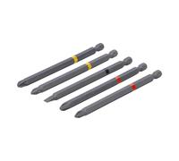 BGS Set di punte, attacco esagonale esterno 6,3 mm (1/4"), PH, PZ, taglio, lunghezza 110 mm, 5 pezzi Quantità:1
