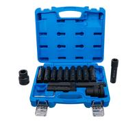 BGS Set di punte per camion 20mm (3/4") + 25mm (1"), 16pz. Quantità:1