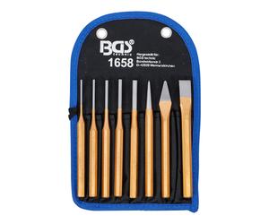 BGS Set di punzoni da 150mm con scalpello + punzone centrale, 8pz. Quantità:1