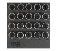 BGS Set di smontaggio serrature per cerchi per Opel (Tipo C), 20pz.