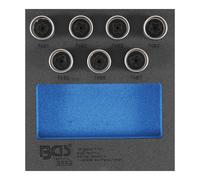 BGS Set di smontaggio serrature per cerchi per Opel (tipo D), 7pz. Quantità:1