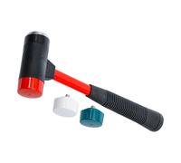 BGS Diy 91864 | Set di martelli con teste intercambiabili | manico fibra di vetro | Ø 38 mm