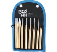 BGS Set Punzone Pin 150 MM Incl. Scalpello + Punzoni 8-tlg. 1658 &