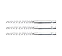 BGS Spazzola in nylon 8mm, azionamento esagonale 6,3mm (1/4"), 3pz. Quantità:1