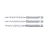 BGS 3078-9-N | Spazzola in nylon | 3 pezzi | 9 mm | azionamento esagonale esterno 6,3 mm (1/4") | Spazzole metalliche forate | per BGS 3078