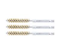BGS 3078-9-M | Spazzola in ottone | 3 pezzi | 9 mm | Attacco esagonale esterno 6,3 mm (1/4") | Spazzole con fori | per BGS 3078
