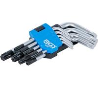BGS T Set di chiavi a stella, 9 pezzi, T10-T50, a prova di manomissione