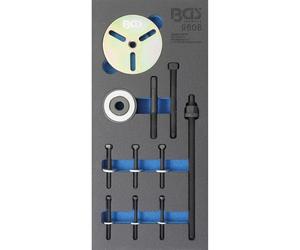 BGS technic Bandeja para carro 1/3: Juego de herramientas para polea de cigüeñal | para motores Mini Cooper W11