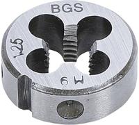 BGS technic BGS 1900-M9X1.25-S | Filiera filettata | M9 x 1,25 x 25 mm