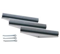 BGS Technic Pro - 3 teste di ricambio per smerigliatrice, art. 1155, 75 mm, gran