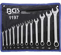 Bgs Technic Pro+ Din 3113A - Set Di Chiavi Combinate, 6-22 Mm, Confezione Da 12