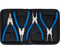 Set pinze per anelli elastici seeger interni e esterni punta diritta e 90° BGS