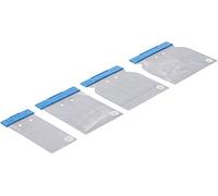 BGS Do it yourself Set di spatole in acciaio, fascia elastica in acciaio, 50/80/100/120mm, 4pz. Quantità:1