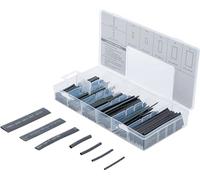 BGS Assortimento di tubi flessibili termoretrattili, nero, 127pz. Quantità:1