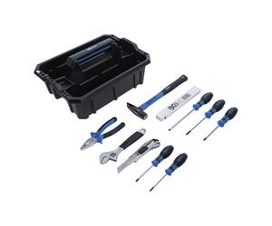 BGS Valigetta portautensili in plastica con assortimento di utensili, 11pz. Quantità:1