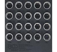 BGS Vassoio auto 1/6: set per dadi ruota BMW / 20 pezzi