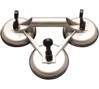 BGS Ventosa Tripla In Gomma | Alluminio | Ø 115 Mm - 7996