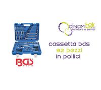 BGS2299 CASSETTA BDS 92 PEZZI IN POLLICI BGS TECHNIC