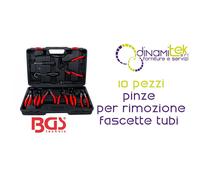 BGS421 SET 10 PZ PINZE PER RIMOZIONE FASCETTE TUBI BGS TECHNIC