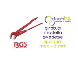 BGS525 GIRATUBI MODELLO SVEDESE apertura max 40 mm BGS TECHNIC