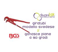 BGS6790 GIRATUBI MODELLO SVEDESE 2", CON GANASCE PIANE A 90°BGS TECHNIC