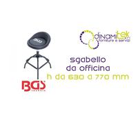 BGS70144 SGABELLO DA OFFICINA, ALTEZZA REGOLABILE, 630 - 770 MM BGS TECHNIC
