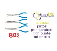 BGS70970 SET 3 PEZZI, PINZE PER CANDELE, CON PUNTE AD ANELLO BGS TECHNIC