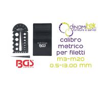 BGS74247 CALIBRO PER FILETTI,METRICO,M3-M20,0,5-13,00 MM BGS TECHNIC
