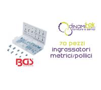 BGS8065-1 KIT 70 PZ.INGRASSATORI METRICI/POLLICI BGS TECHNIC