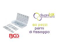 BGS8137 ASSORTIMENTO PERNI DI FISSAGGIO DA 60 PEZZI BGS TECHNIC