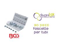 BGS9476 ASSORTIMENTO 30 PEZZI, FASCETTE PER TUBI BGS TECHNIC