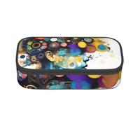 BGSHJVF Intelligenza Artificiale Cervello Stampa Alta Capacità Astuccio Oxford Panno Oxford, Matita, Portapenne, Scomparti Multipli Design Elegante