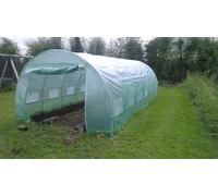 bgsl Serra professionale da giardino in polietilene, 6 x 3 m, grande tunnel con kit di ancoraggio e nastro hotspot, telaio in acciaio resistente, protezione per piante per tutte le stagioni