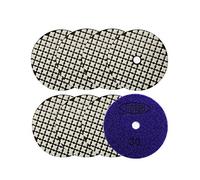 BGTEC 100mm Set di Tamponi Diamantati a Secco 8 pezzi #30 Kit di Tamponi per Granito, Marmo, Pietra, Quarzo, Piastrelle, Bordi del Pavimento in Cemento, Lucidatura del Controsoffitto