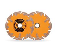BGTEC Disque Diamant 115mm, Disco Diamantato Disques à tronçonner diamantés Pour couper et meuler les carreaux de céramique, la porcelaine, le granit, le marbre, 2 pz.