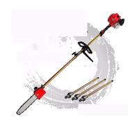 BGTSF 52cc Long Reach Pole Chainsaw Telescopic Pole Benzina Sega a Catena Decespugliatore Potatore con 3 Attrezzi da Giardino con palo esteso per Giardino, Cortile, Prato