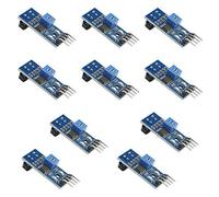 BGTXINGI 10 pezzi TCRT5000 Sensore Infrarosso Riflettente Modulo Interruttore Sensore Sensore 3,3 - 5 V Prevenzione Ostacoli Barriera Corsia Sensore