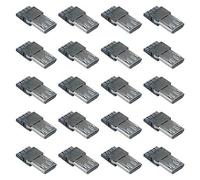 BGTXINGI 40 pezzi USB tipo B Standard Micro Port Spina Saldatura 5 Pin Direct Jack Femmina Connettore Saldatura Piastra per Saldatura DIY USB Power Supply Breadboard Design Telefono Cavo di