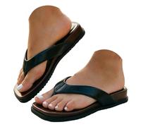 Bgvowivh sandali eleganti donna Square Toe Flip Flops For Women Platform Thong Sandals Comfortable Cushioned Summer Slides Casual Walking Shoes generico sandali gioiello donna women rhinestone (40)
