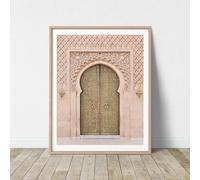 bgyrFEWq Modern Ancient Gate Canvas Wall Art Marocco Tela Quadri Poster Stampa Opera Quadro per Soggiorno Bagno Decorazioni della casa 50x70 cm Senza cornice