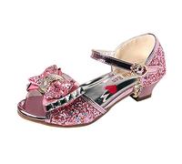bgyujn Ragazza Sandali Principessa Scarpe Musica Di Pesce Aperto Pizzo Scarpe Floreali Hollow Sandali Suola Morbida Scarpe Da Principessa Scarpe Da Ginnastica Scarpe Da Prin, Colore: rosa., 29.5 EU