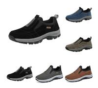 bgyujn Scarpe ergonomiche da uomo, scarpe da passeggio, leggere, antiscivolo, comode scarpe da trekking, unisex, per attività all'aperto, fitness, quotidiano, corsa, Nero 3, 41 EU Large