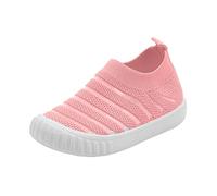 bgyujn Scarpe sportive estive da ragazza, in tessuto volante, traspirante, comodo, piatto, per il tempo libero, carino, comode, leggere, scarpe sportive, Colore: rosa., 32 EU