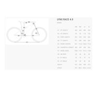 Bici BH Lynx Race 4.0 2026 BIANCO L