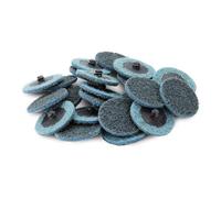 BHA Dischi a cambio rapido per il condizionamento delle superfici, 5,1 cm, blu (fine), confezione da 25