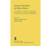 Bhama Srinivasan Emmy Noether in Bryn Mawr (Tascabile)
