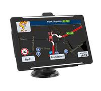 BHDK Navigatore GPS per Auto, Schermo da 7 Pollici 8 GB 256 MB WiFi Navigatore GPS 180 W 1024X600 HD GPS per Auto Offline Facile da Vedere con Guida vocale, Sistema di Allarme per autocarro Camion